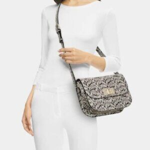 NWT！NEW！Furla 1927 Shoulder Bag Snakeskin Print Leather Made In Italy Women